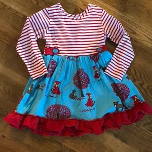 Kelly’s Kids Little Red Riding Hood dress size 5–6